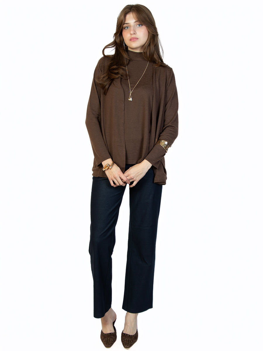 Kim & Co Soft touch  long cardigan main image 1