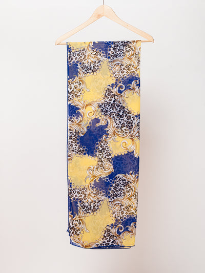 Women's printed chiffon scarf